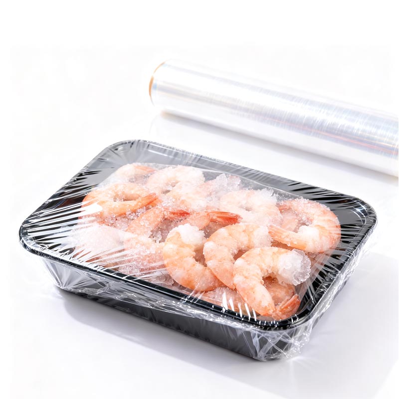 Kodėl maisto padėklas ir šaldyto maisto pakuotė PE susitraukianti plėvelė tinka maistui?